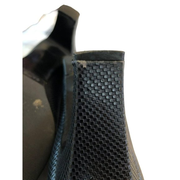Stuart Weitzman Navy Snakeskin Pattern Women's Leather 3" Heels Size 8 1/2 B - Picture 9 of 10